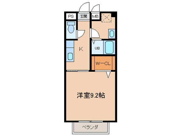 サープラス小牧口の物件間取画像